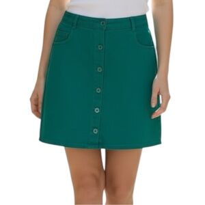 Jungmaven organic cotton & hemp button down a-line skirt L excellent condition